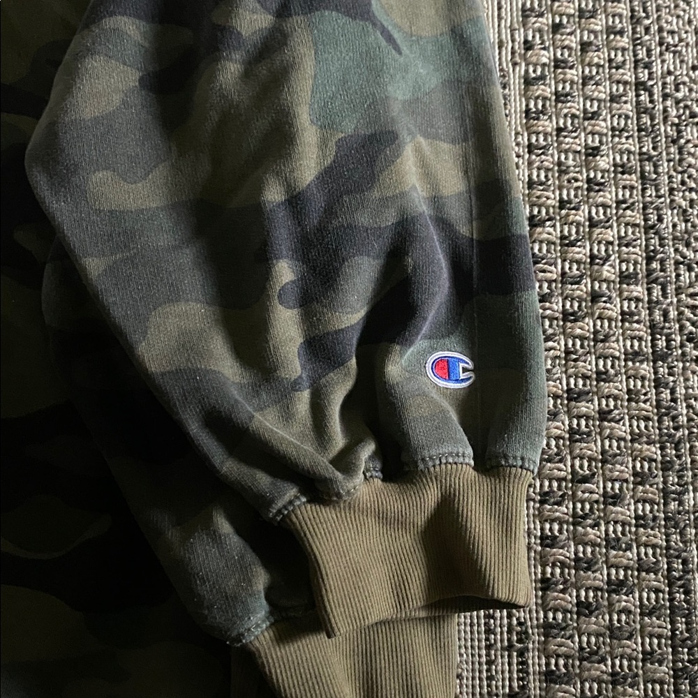 Champion Camouflage Full-Zip Hoodie Size 6X (501) - Picture 3 of 12